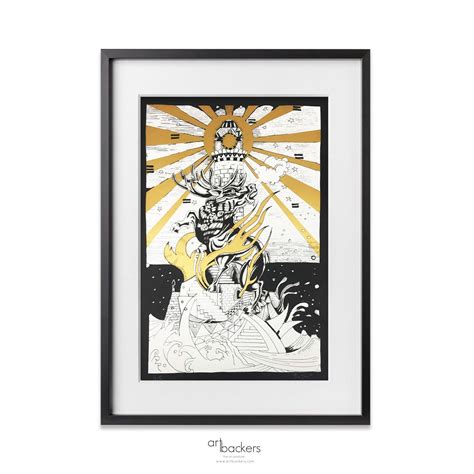 The Deer And Lighthouse Gold Edition Art Backers Limited Edition