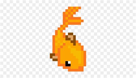 Goldfish Goldfish Pixel Art Free Transparent Png Clipart Images