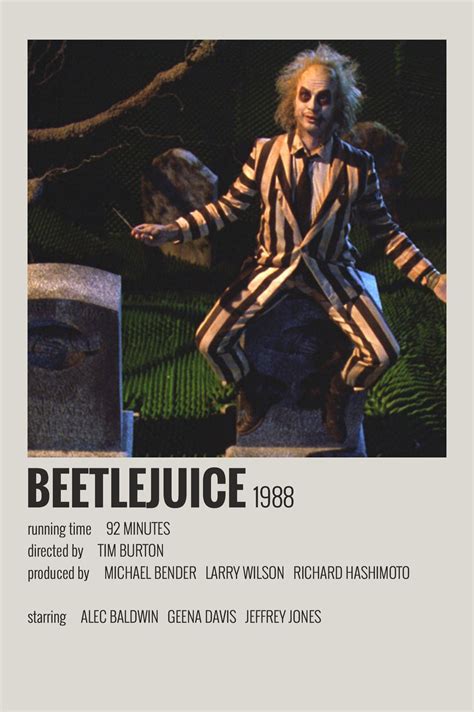 Beetlejuice Polaroid Poster Film Posters Minimalist Indie Movie
