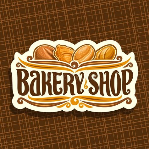 Vector Logo For Bakery Shop Stock Vector Illustration Of Loaf Design