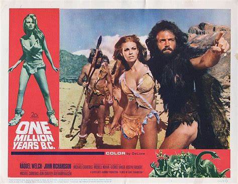 Lobby Card From The Film One Million Years Bc Raquel Welch One In A