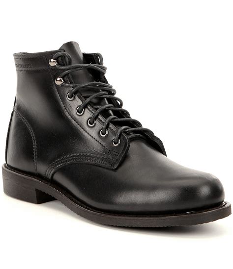 Wolverine Kilometer 6 Men ́s Leather Lace Up Boots In Black For Men Lyst