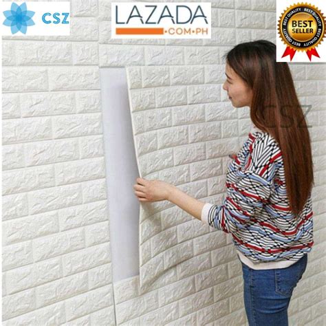 3d Brick Wallpaper Lazada Free Download Waterproof Self Adhesive