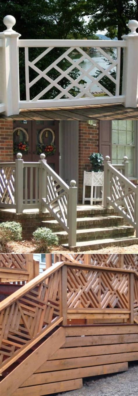30 Awesome Diy Deck Railing Designs And Ideas For 2020 Deck Railing