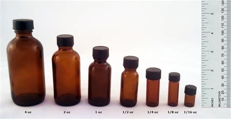 Milliliter value will be converted automatically. Amber Glass Bottles (Boston Round), Empty