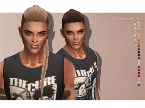 New Hair Mesh Found In Tsr Category Sims 4 Male Hairstyles Sims