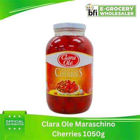 Bfi Grocery Clara Ole Maraschino Cherries 1050g Shopee Philippines