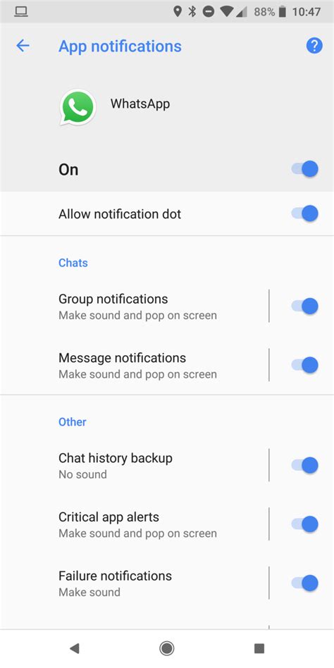 Whatsapp Adds Notification Channels On Android Oreo 80 So You Can Now