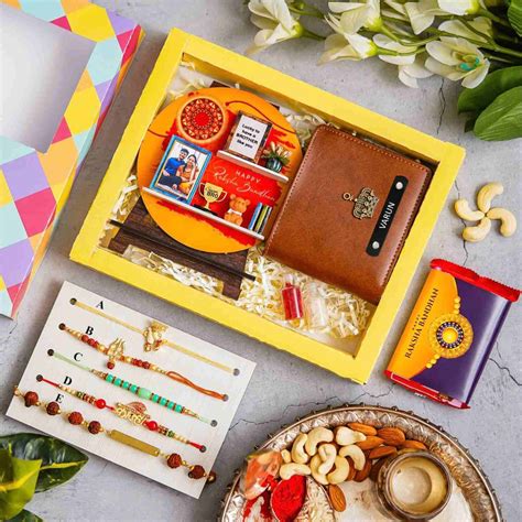 Rakhi T Combo Rakshabandhan Ts Customized Rakhi Combo Homafy