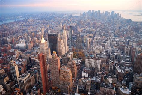 New York City Manhattan Skyline Aerial View Songquan Photography