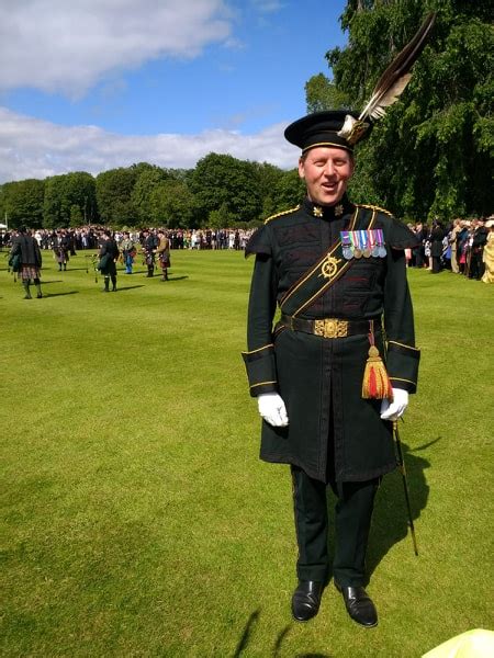 Lord Lieutenant Johnny Stewart In Archers Uniform Garden Party 2019