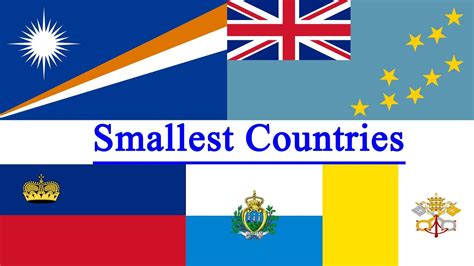 Top Smallest Countries In The World Youtube