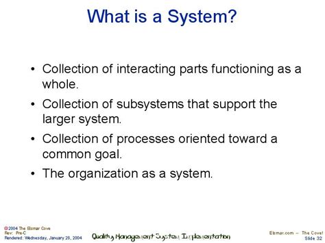 What Is A System