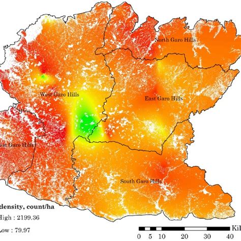 Spatial Distribution Species Richness In Garo Hills Download