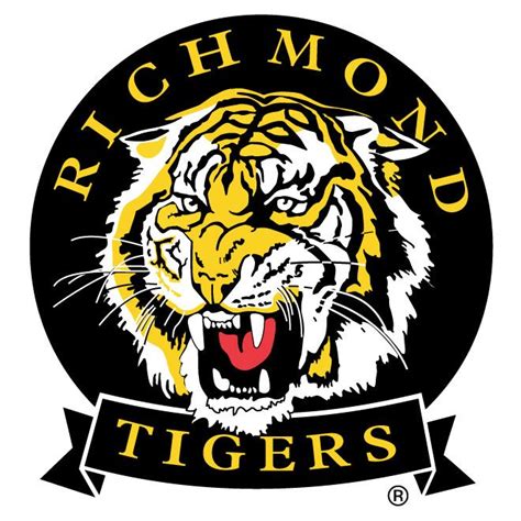 Its colors have always been blue and red. RICHMOND TIGERS VECTOR LOGO | Richmond football club ...