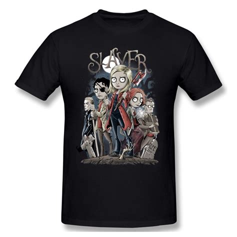 Buffy The Vampire Slayer Men T Shirt New Leisure Oversize Cotton Crewneck Short Sleeve T Shirts