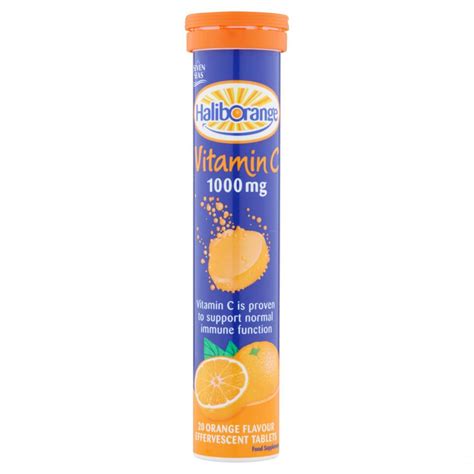 Haliborange Effervescent Vitamin C Orange Flavour Tablets 20s