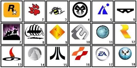 Um logotipo bem feito permite que o. Video Games Developer Logos | Logotipos