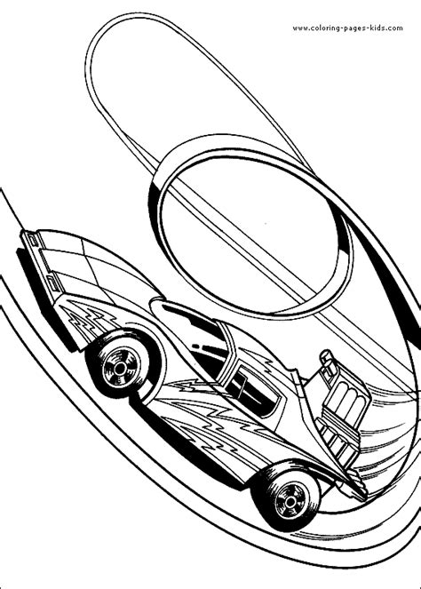Hot Wheels Color Page Print Fun Coloring Pages
