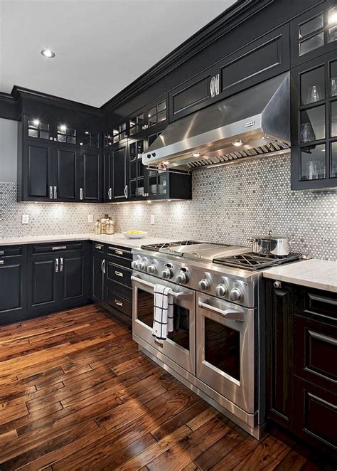 59 Marvelous Black Kitchen Cabinets Design Ideas Page 18 Of 61