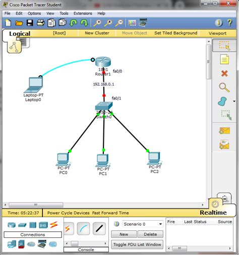 Konfigurasi Router Cisco Packet Tracer Topologi Jaringan Mikrotik