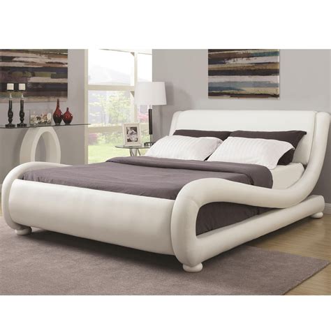 Kingsburg Modern King Upholstered Bed From Coaster 300070ke Coleman