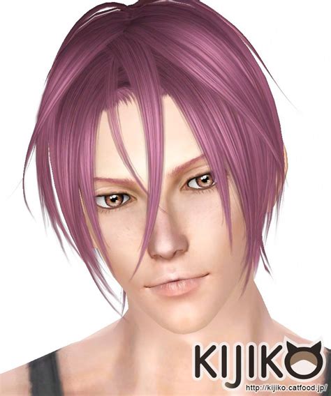 Sjark Hairstyle By Kijiko Sims 3 Hairs Sims Hair Hairstyle Sims 4