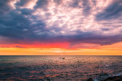 Free Images Sea Coast Water Ocean Horizon Cloud Sun Sunrise