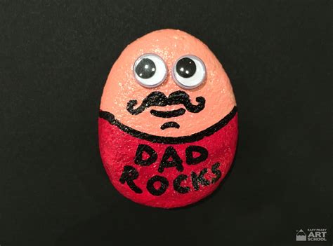 Free Dad Rocks Easy Peasy Art School