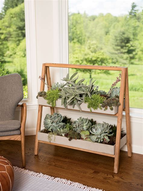 Terra A Frame House Plant Shelf Indoor Framed Plants
