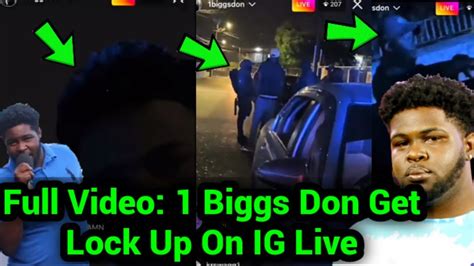 full video 1biggs don arrested by jcf police on instagram live suck yuh mada b tty bwoy