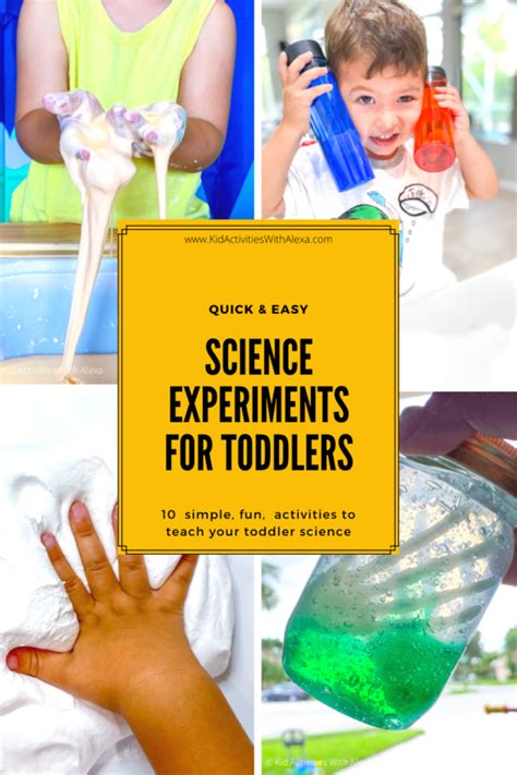 10 Quick And Easy Science Experiments For Toddlers That Are Totally