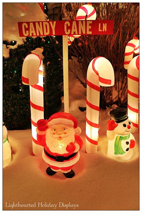 It will make the room look more pious. Candy Cane Lane. | Christmas decorations, Candy cane ...