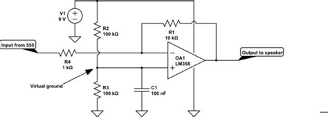Electronic Simple Single Supply Op Amp Virtual Ground Questions