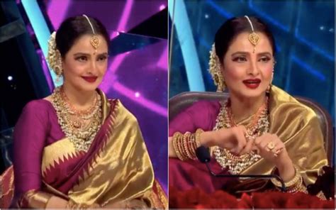 Indian Idol 12 Rekha Flaunts Her Swag As She Wears Golden Sneakers With Saree Gives A Glimpse