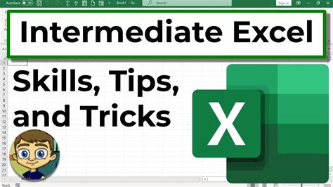 Intermediate Excel Skills Tips And Tricks Tutorial