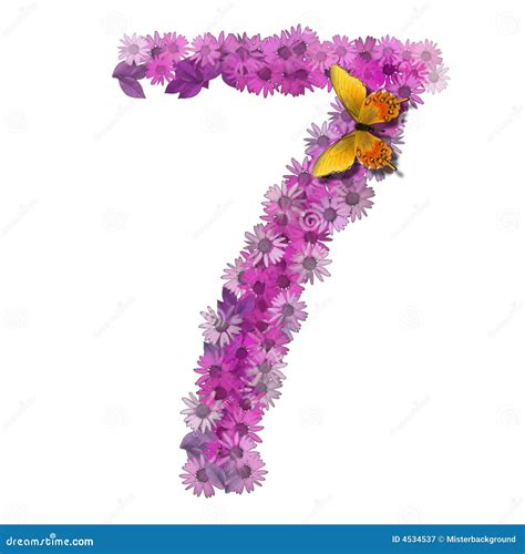 Numeral Or Number 7 Stock Illustration Illustration Of Orthographic