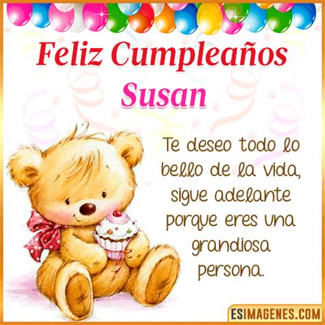 【º‿º】 Feliz Cumpleaños Susan【 ️】32 Tarjetas Y 