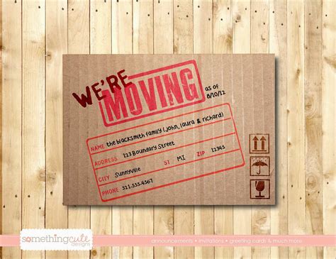 Free Printable Moving Announcement Templates Printable Free Templates