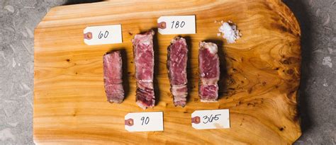 Once the beef has been aged properly, steaks can be cut into portions. San Diego 365 Dry Aged Beef Vertical Dinner - Chef's Roll ...