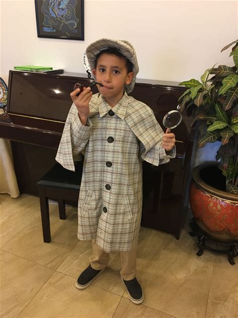 So this halloween, trevor, my minion from last year, said he wanted to be the world's greatest detective. Sherlock Holmes | Homemade costumes, Fashion, Coat