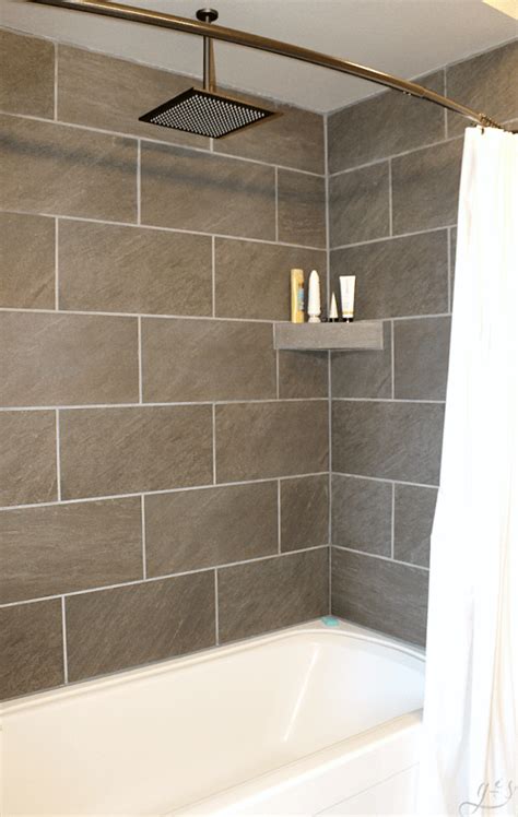 We recommend choosing one wall, backsplash, or just half of. DIY: How to Tile Shower Surround Walls | Grounded & Surrounded