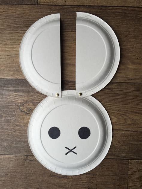 Paper Plate Miffy Craft For Kids Treading On Lego