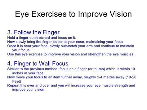 Muscle Exercises Eye Muscle Exercises For Double Vision