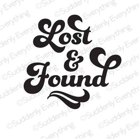 Lost And Found Etsy