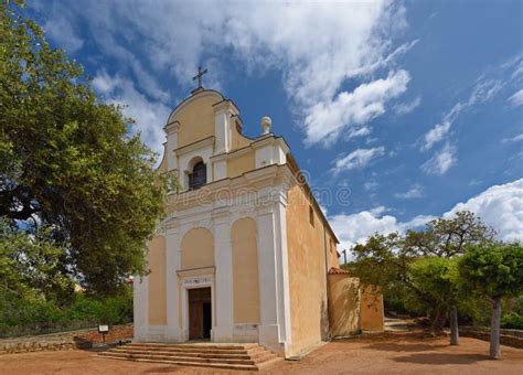 Église Latine Dans Le Village Grec Corse Cargese Image Stock Image Du