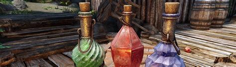 Animated Potions Elsopa Patch At Skyrim Special Edition Nexus Mods