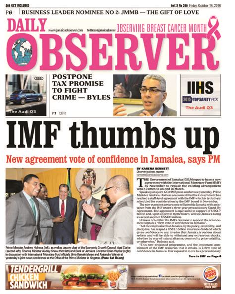 Jamaica Observer Friday October 14 2016 By Jamaica Flipsnack