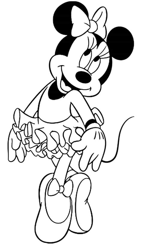 Desenhos Da Minnie Para Colorir Como Fazer Em Casa