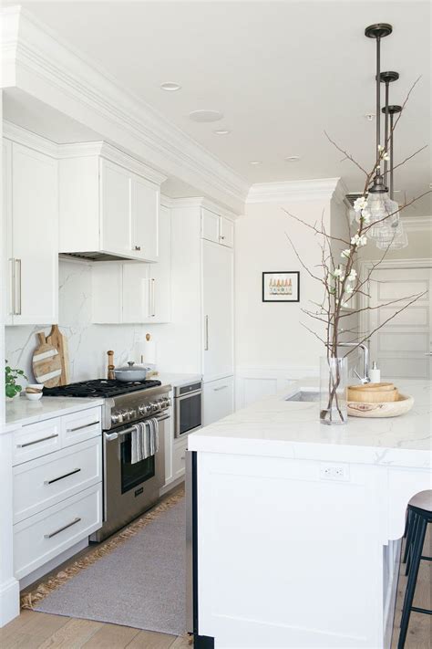 Bright White Kitchen Design By Boston Based Designer Mstarr Design
